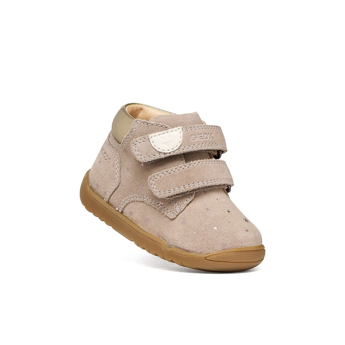 Zapatillas0 altas con velcro. MACCHIA beige , GEOX