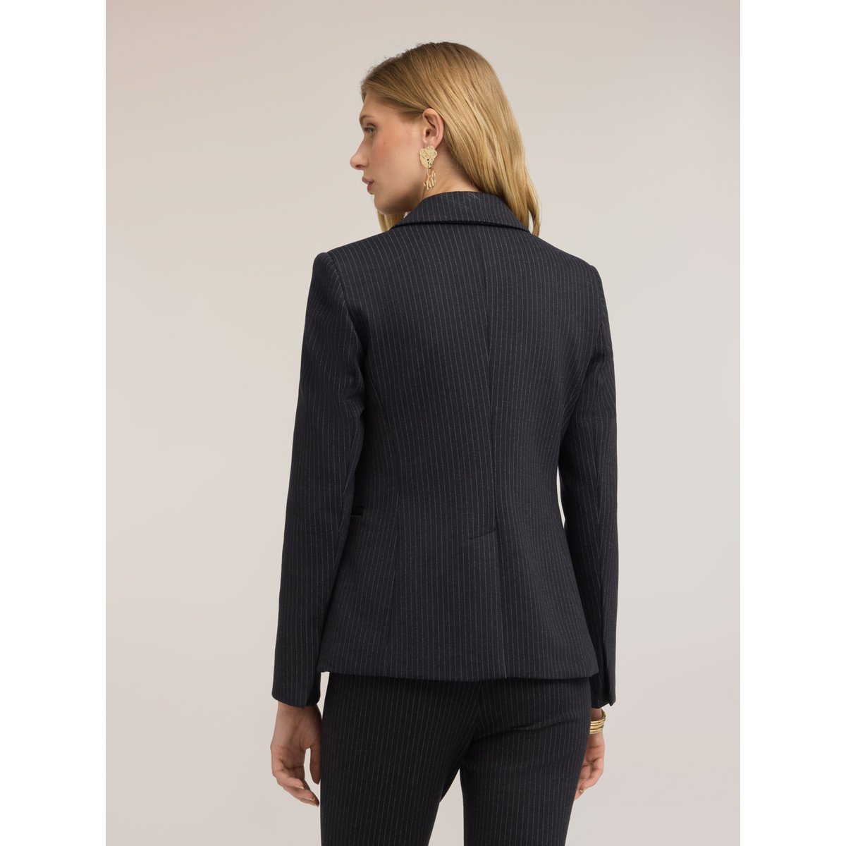 Blazer à rayures bleu, MOTIVI