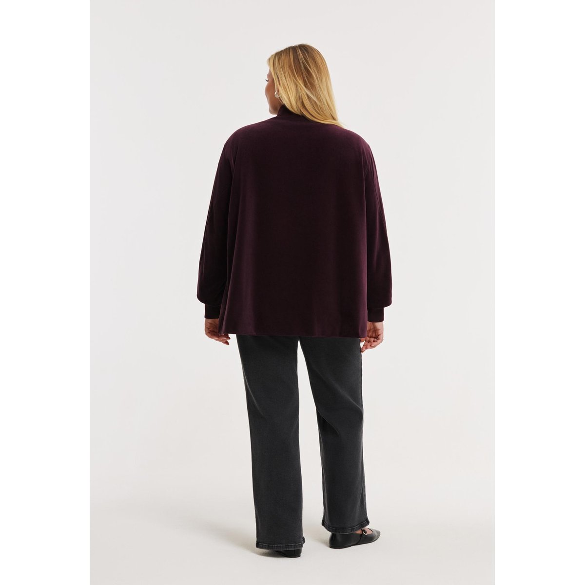 Jacket avec manches longues rouge foncé, YOEK