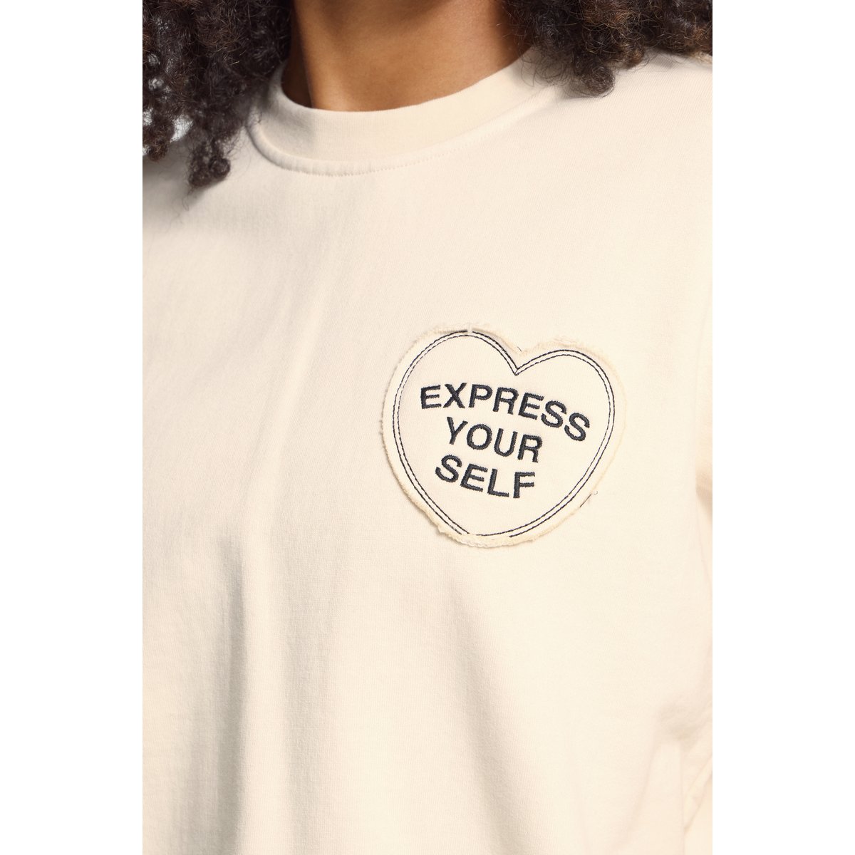 Sweatshirt blanc noir birch/meteorite, ICHI