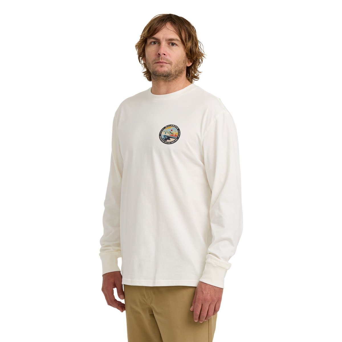 T shirt manches longues ROCKIES A/DIV blanc off white, BILLABONG