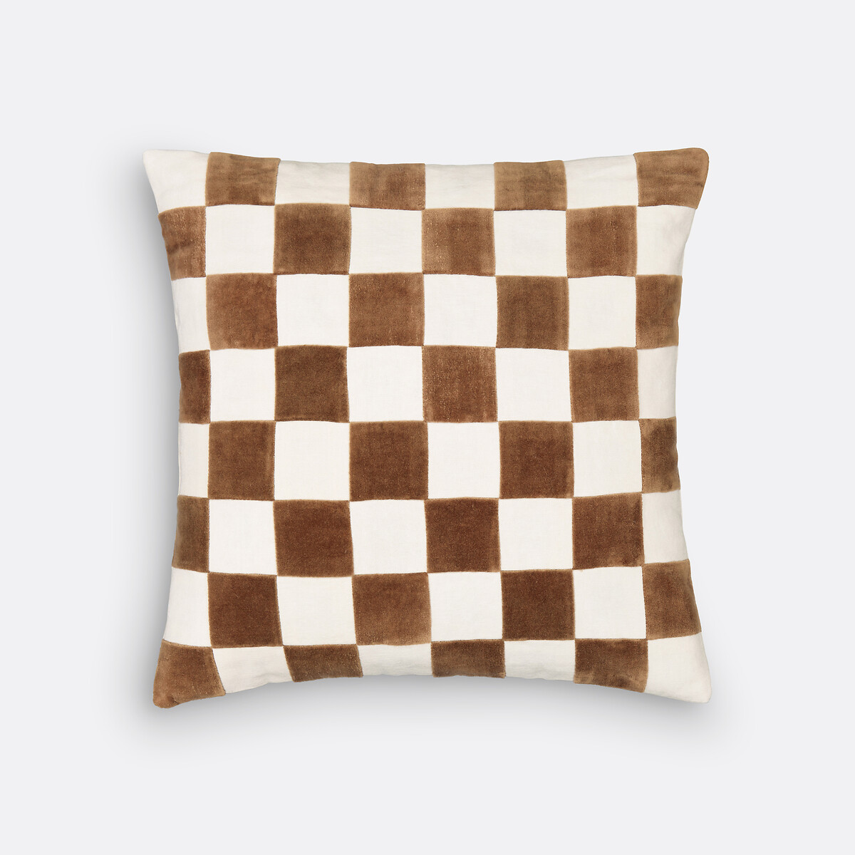 Lysmée 40 X 40cm Cushion Cover ecru/caramel, LA REDOUTE INTERIEURS