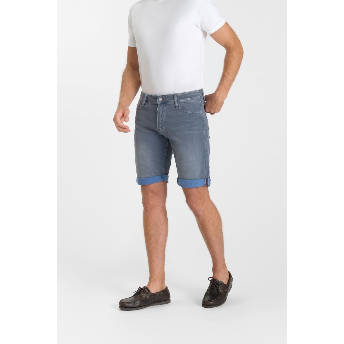 Bermuda short en jeans JOGG grey / blue, LE TEMPS DES CERISES