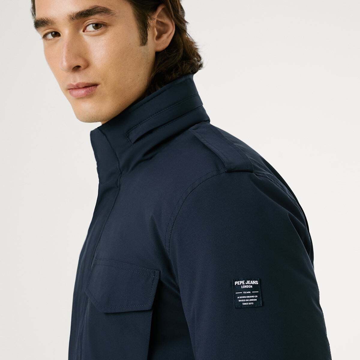 Veste Saharienne Élastique bleu dulwich, PEPE JEANS