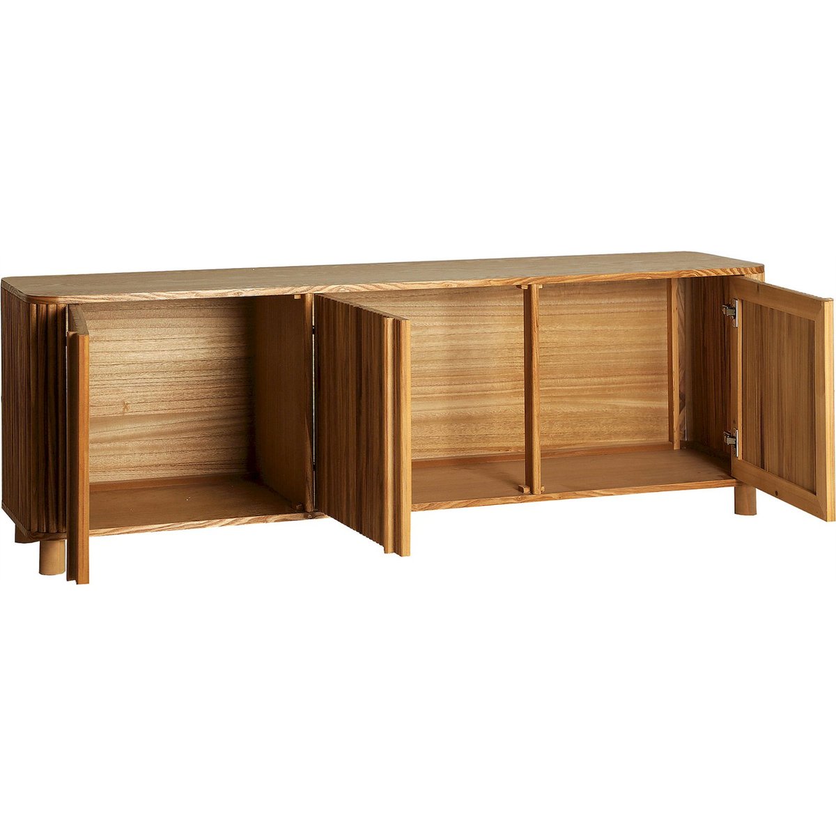 Meuble tv en bois style scandinave bois naturel clair, RECOLLECTION