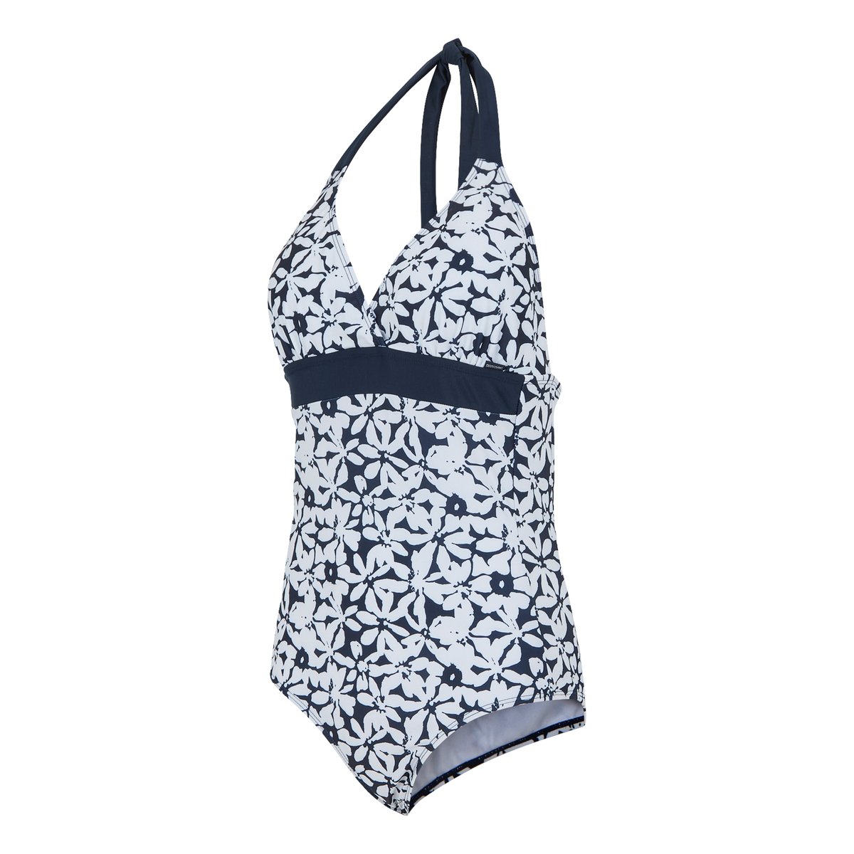 Maillot de bain 1 pièce FLAVIA bleu marine / blanc, REGATTA