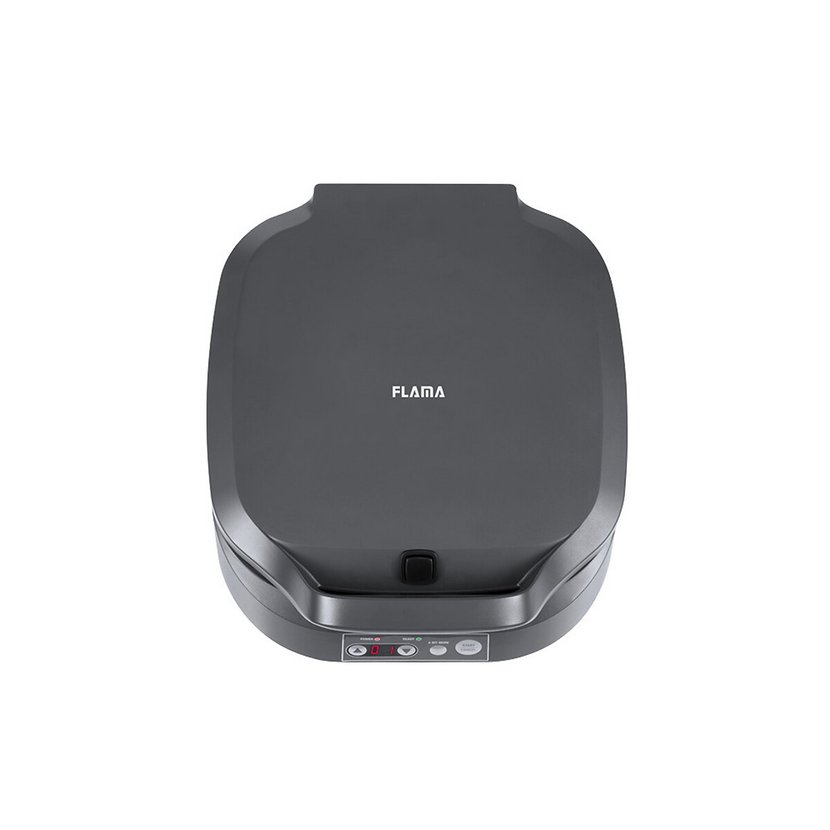 Máquina de panquecas e snacks, 4 concavidades, 4906FL, da Flama preto , FLAMA