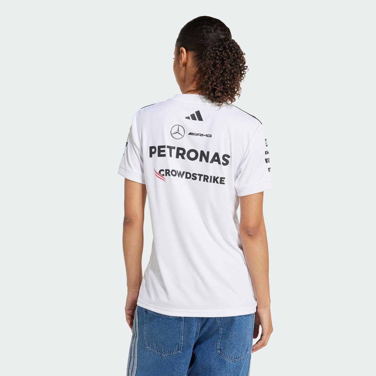 Maillot Pilote Mercedes - Amg Petronas Formula One Team Maillot Pilote Mercedes - Amg Petronas Formula One Team white / black, adidas Performance