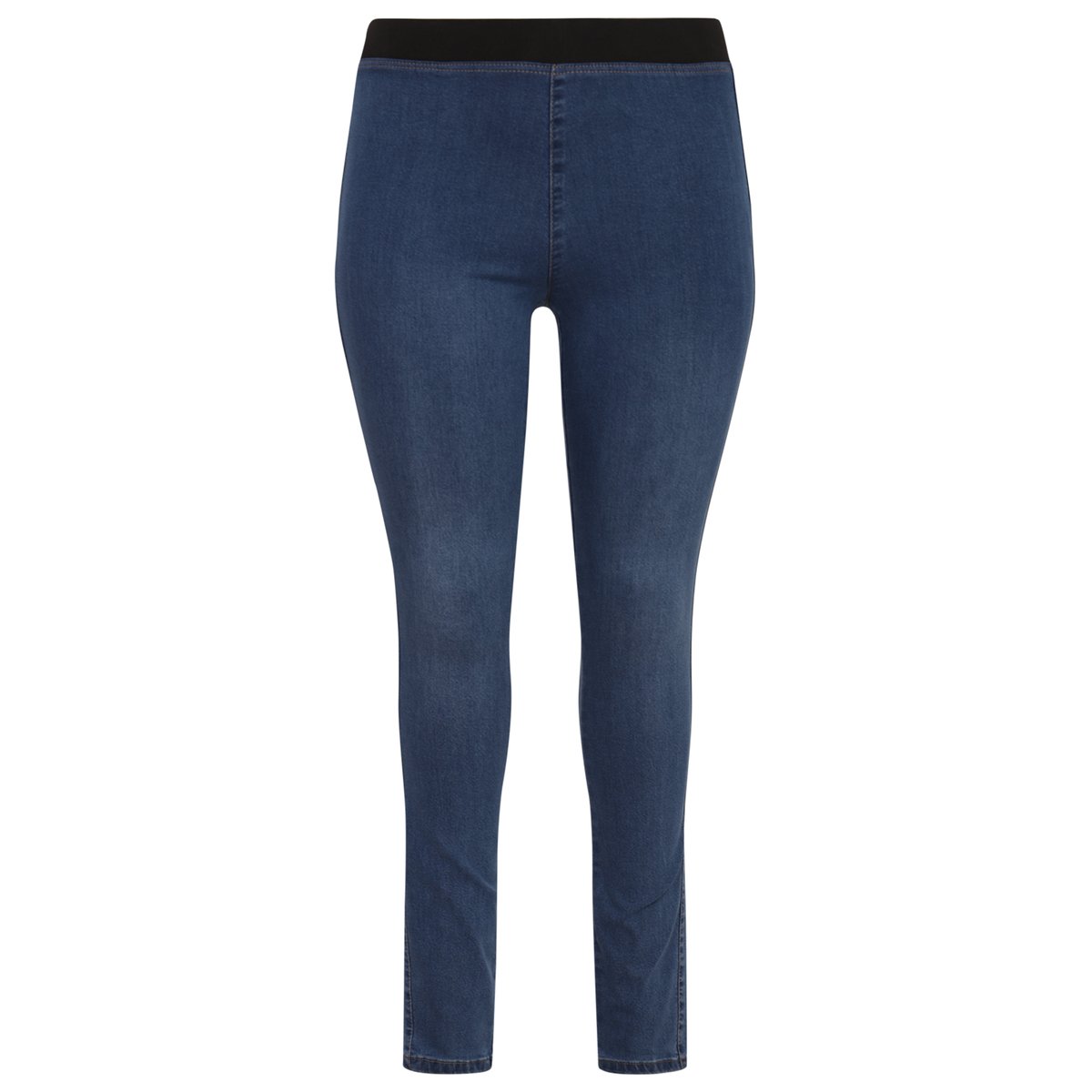Jean avec une ceinture élastique bleu indigo, YOEK