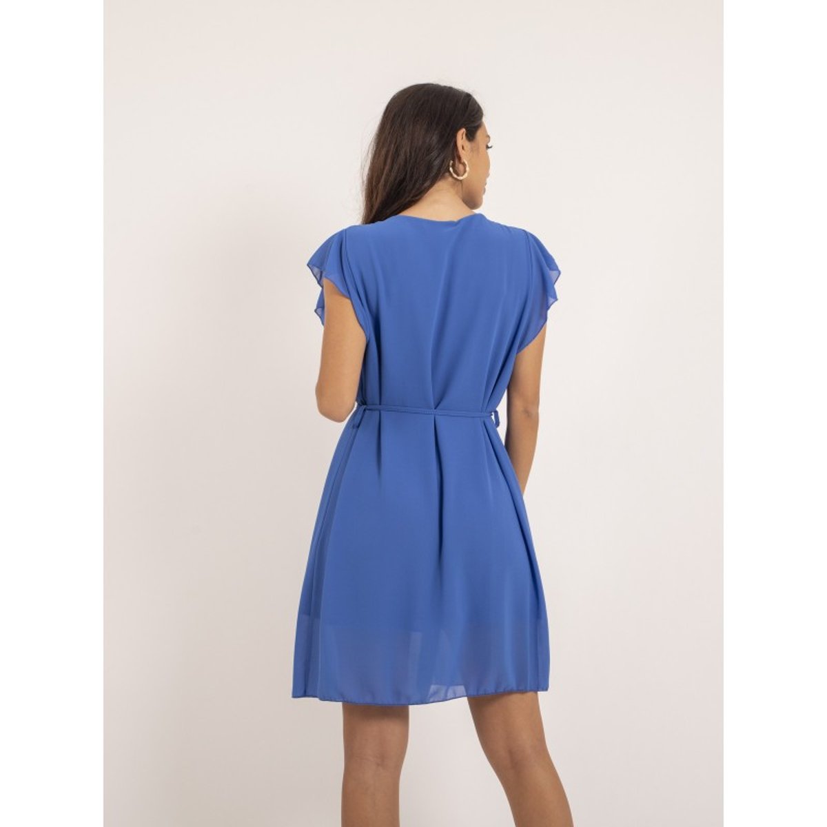 Robe Courte Ieve bleu, DONA LISA