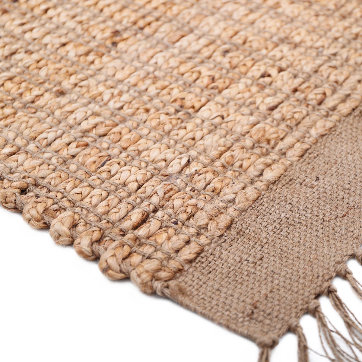 Tapis jute naturel tissage structuré VIGGO naturel jute, NATTIOT
