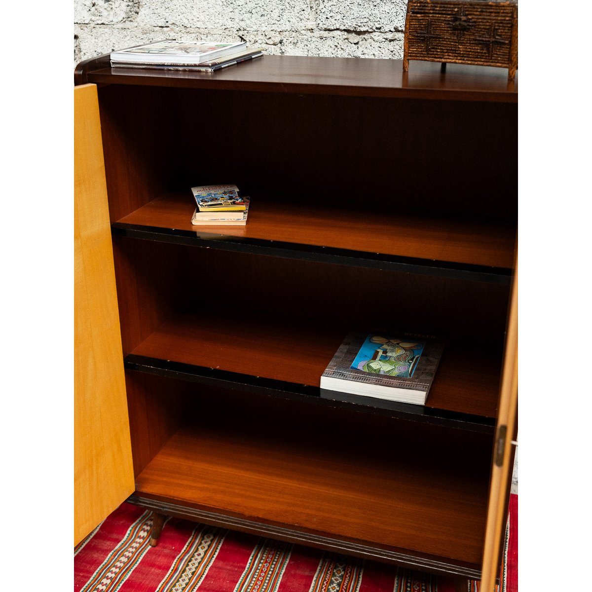Armoire bicolore Magda N°719 - Bon état marron, DEBONGOUT