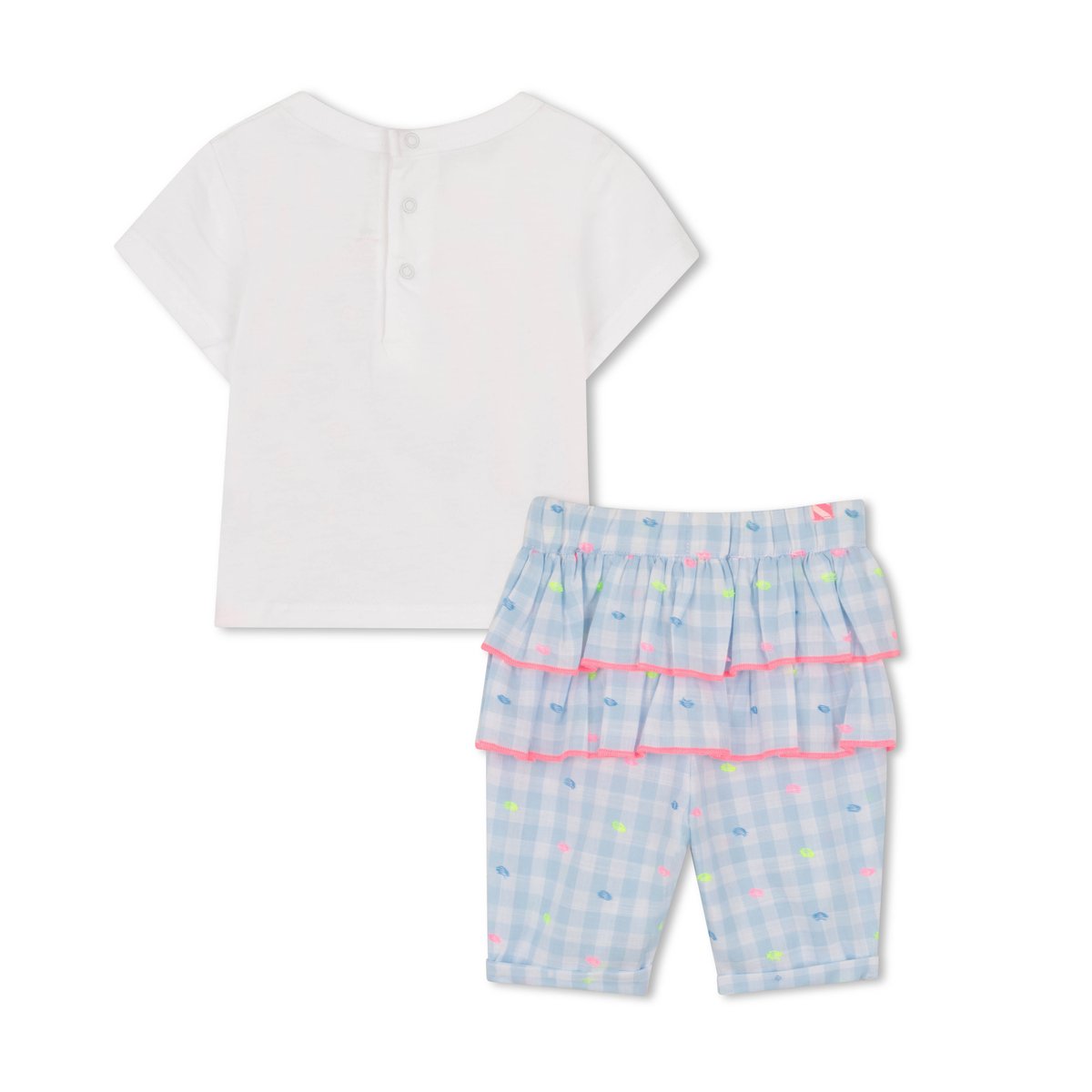 Ensemble t-shirt et pantalon bleu blanc, BILLIEBLUSH