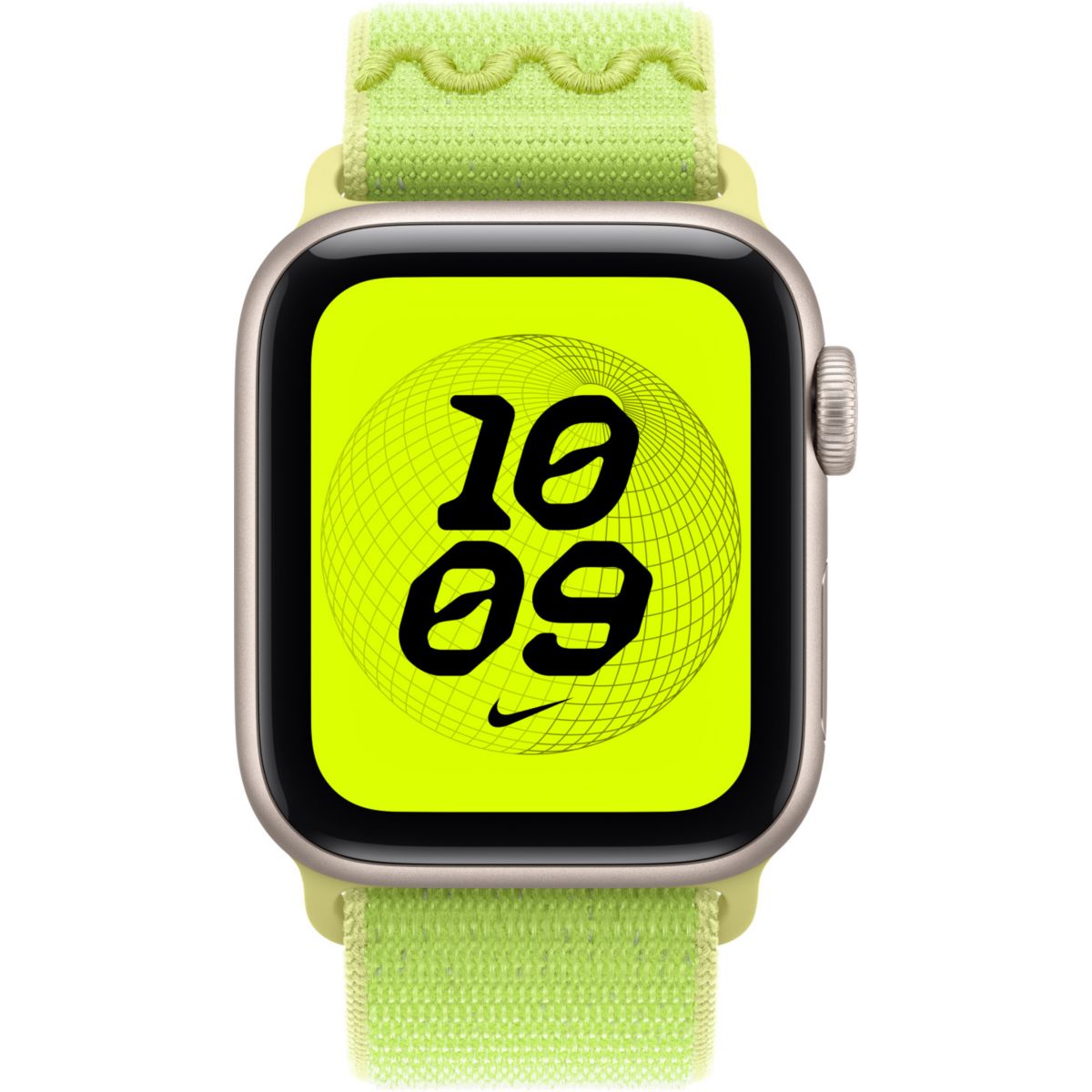 Bracelet 42 mm Sport Nike Volt Splash vert, APPLE