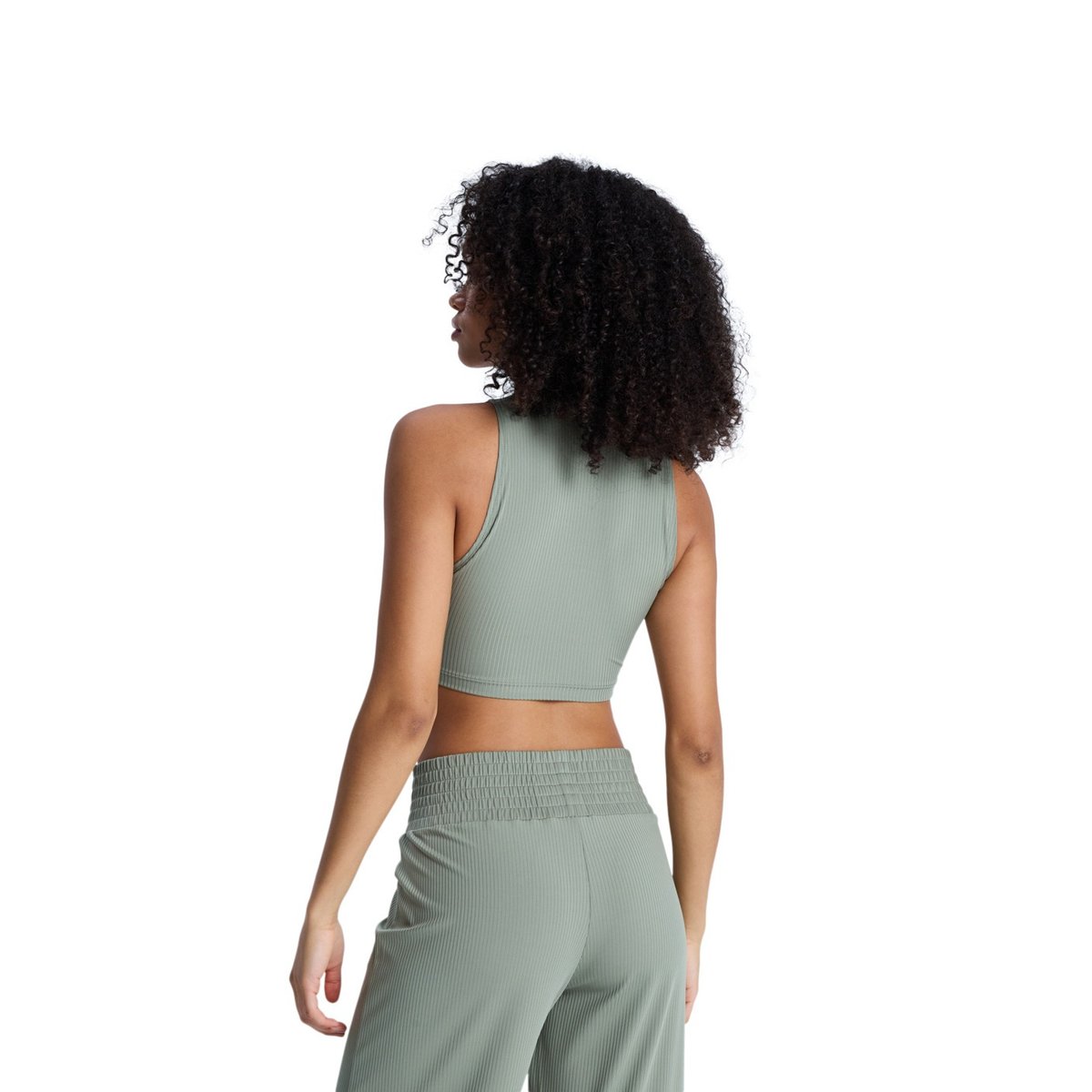 Débardeur de sport court RISE & VIBE. vert oil green, ROXY