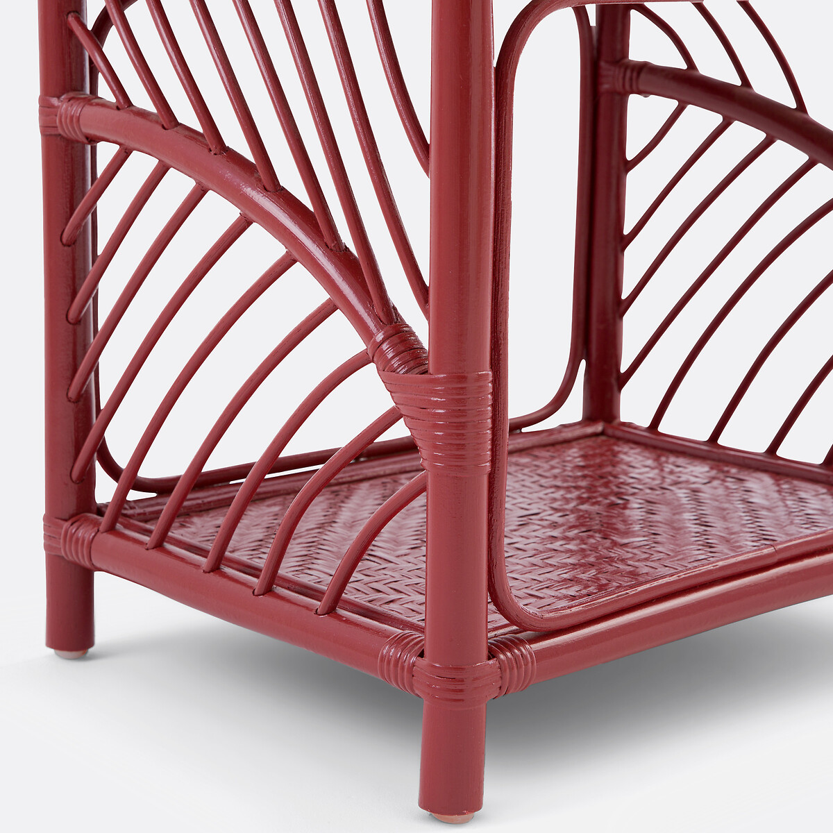 Chevet en rotin Marrak rouge brique, LA REDOUTE INTERIEURS
