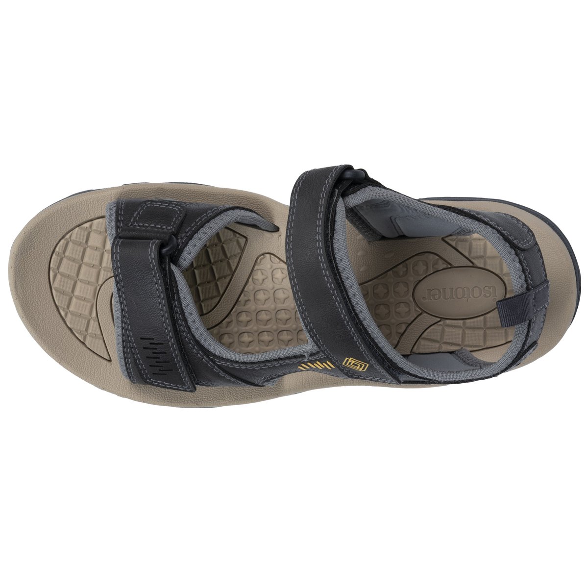 Sandales très confortables, et faciles a enfiler gris, ISOTONER