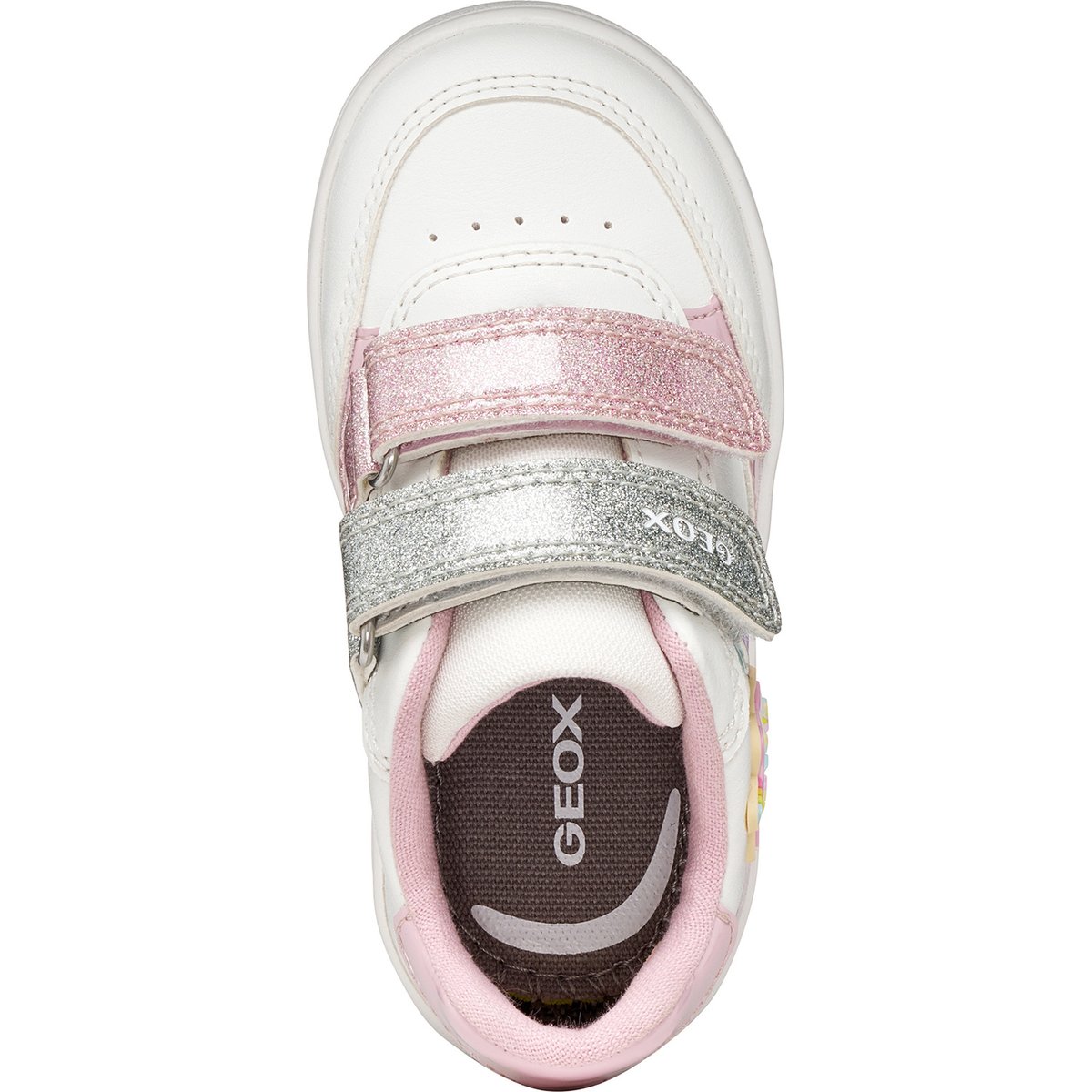 Baskets B ECLYPER blanc/lilas clair, GEOX