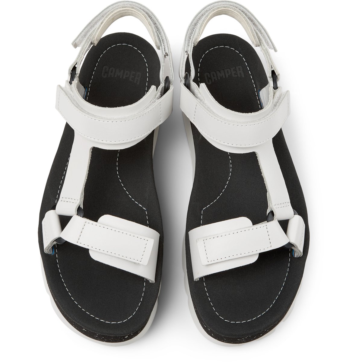 Sandales Cuir ORUGA UP blanc naturel, CAMPER