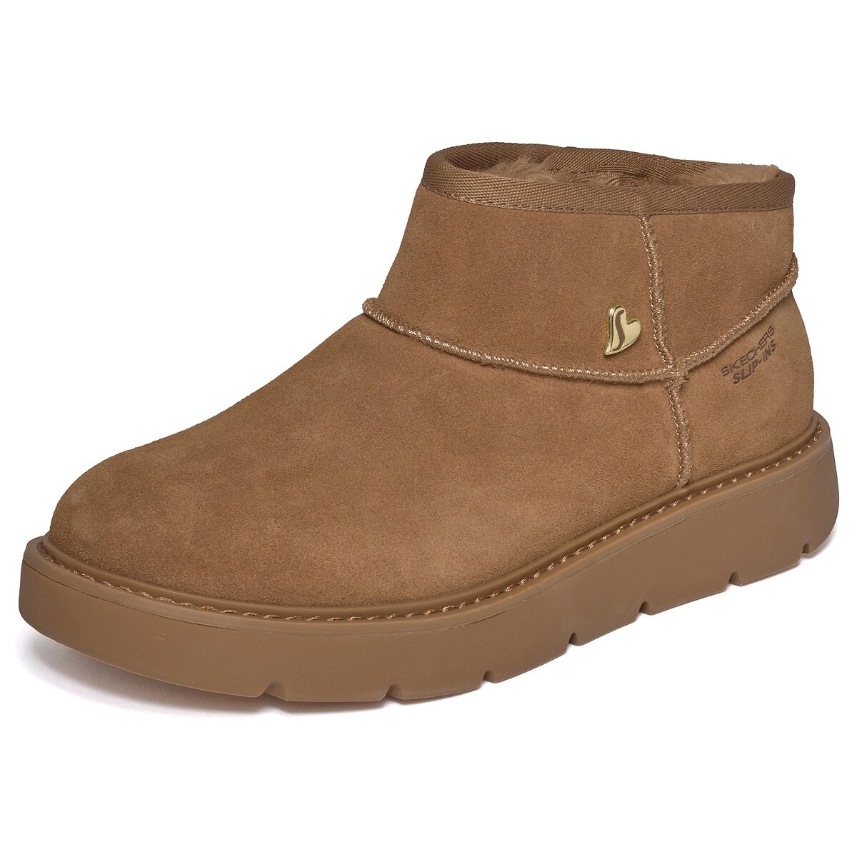 Botas Slip-Ins: KEEPSAKES COZY-COZY MINI avelã, SKECHERS