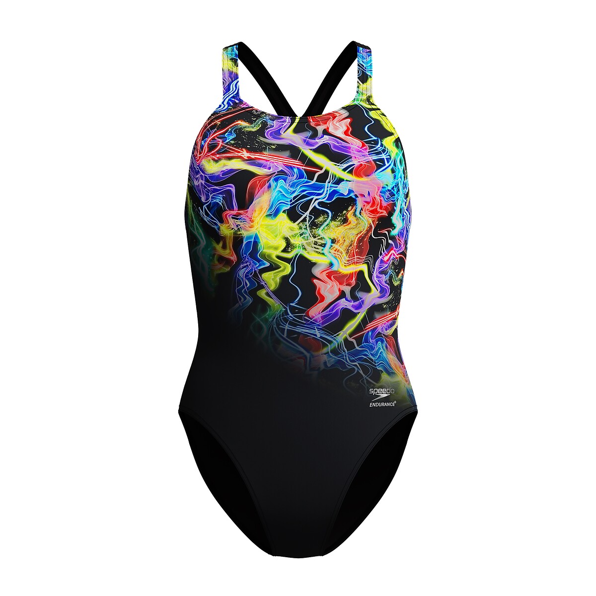 Powerback Swimsuit black/yellow, SPEEDO