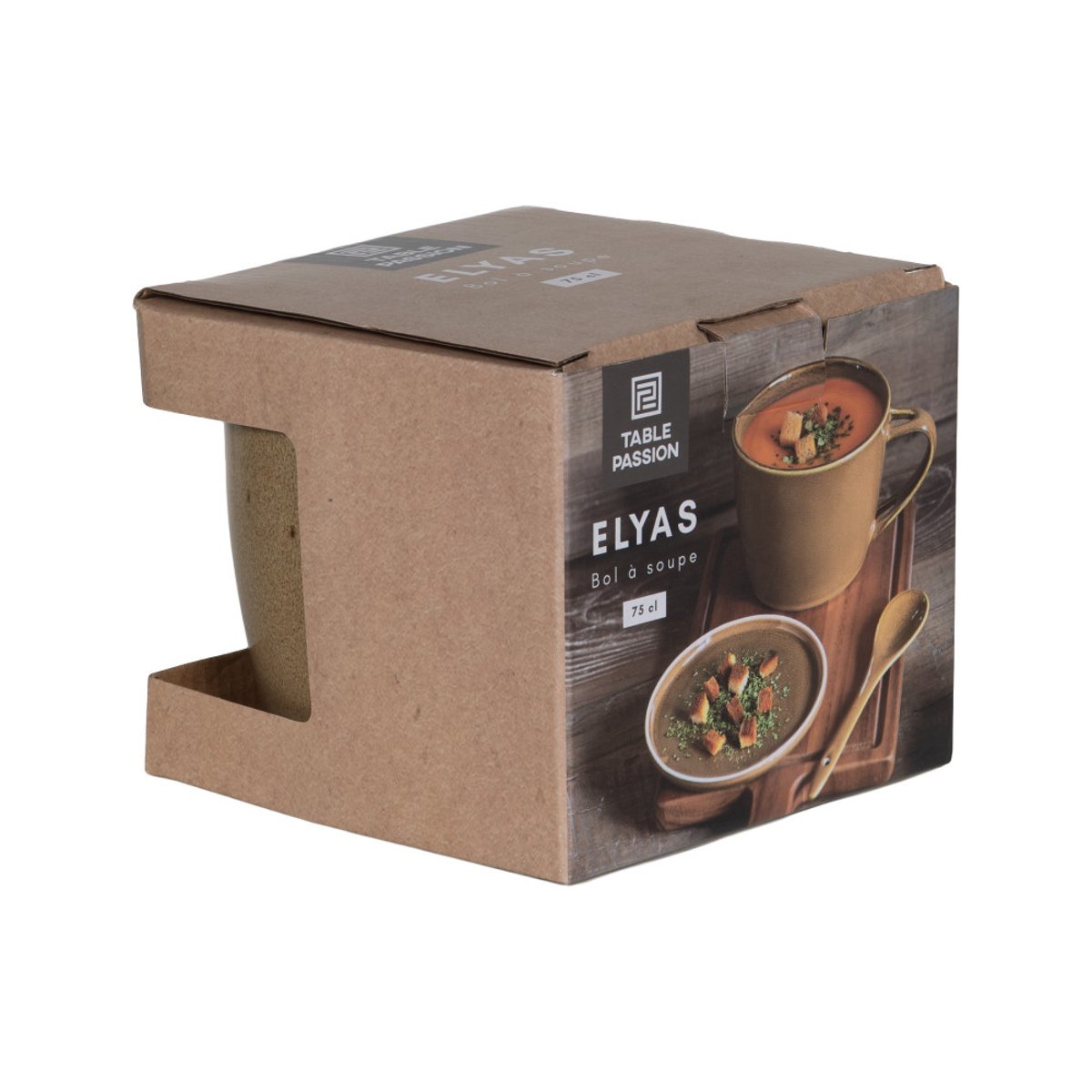 Bol à soupe Elyas beige 75 cl - ELYAS crème / ivoire, TABLE PASSION
