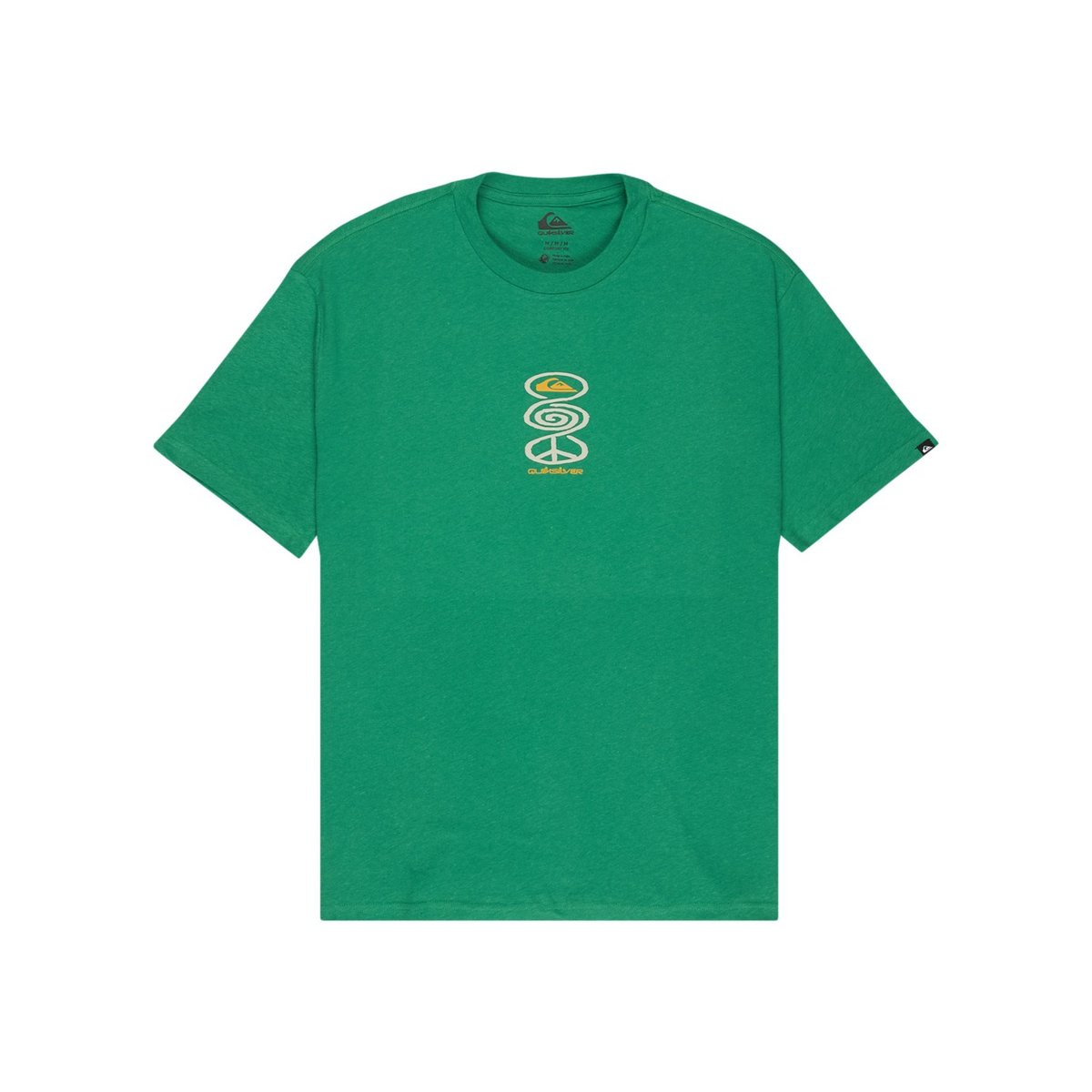 T-Shirt à manches courtes HARMONY SPIRAL vert leprechaun, QUIKSILVER