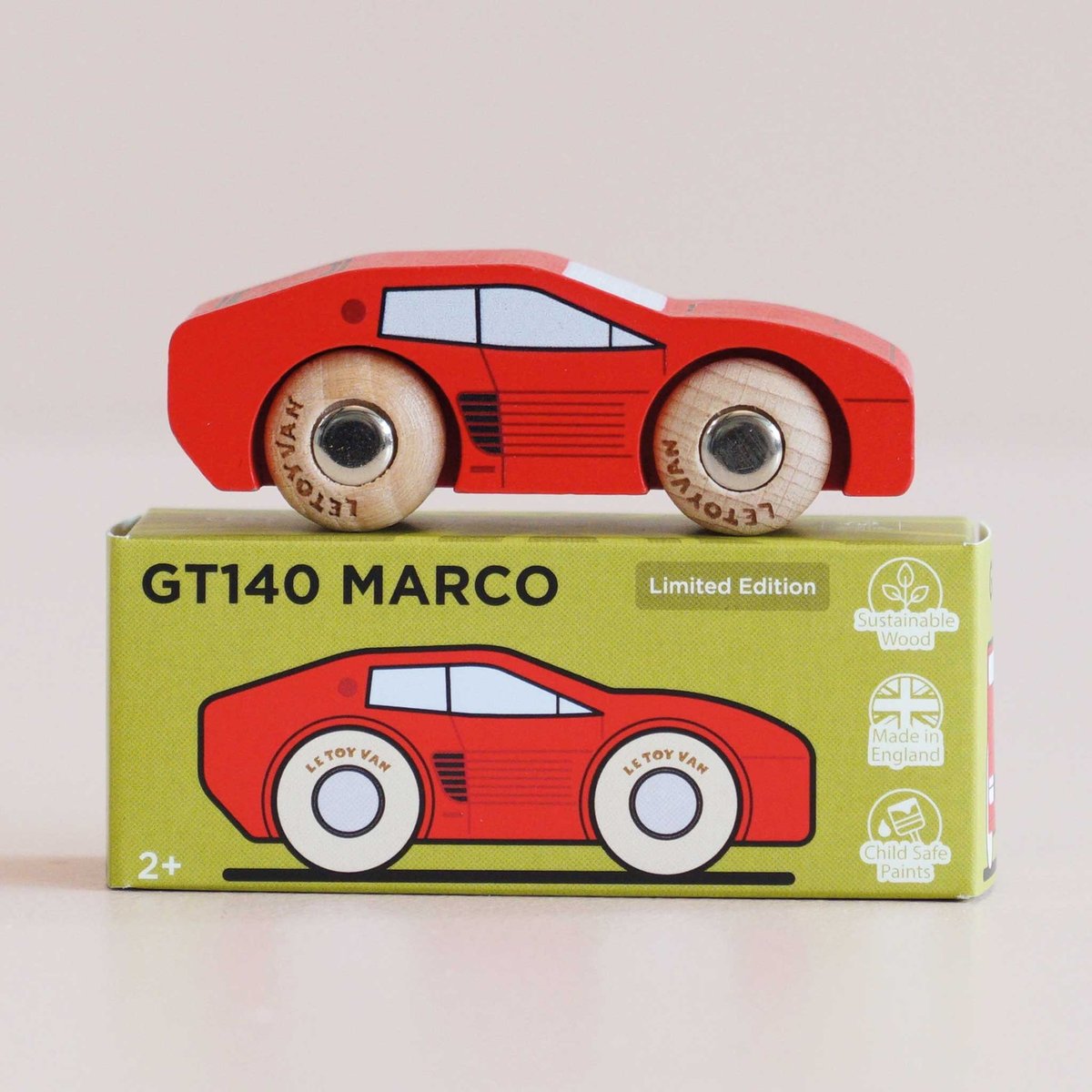 Voiture Marco No 25 rouge, LE TOY VAN