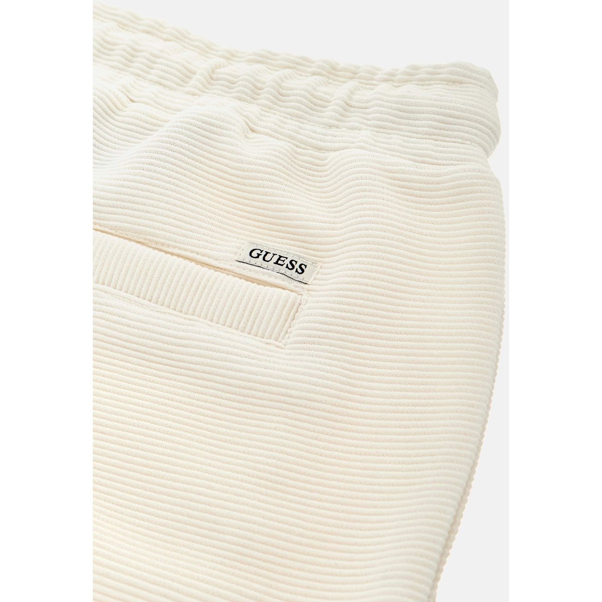 Shorts En Mélange De Viscose crème, GUESS