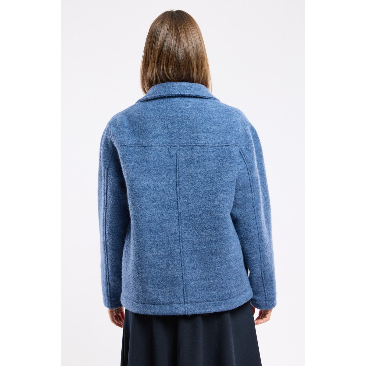 Veste boutonnée - laine bouillie obscur, ARMOR-LUX
