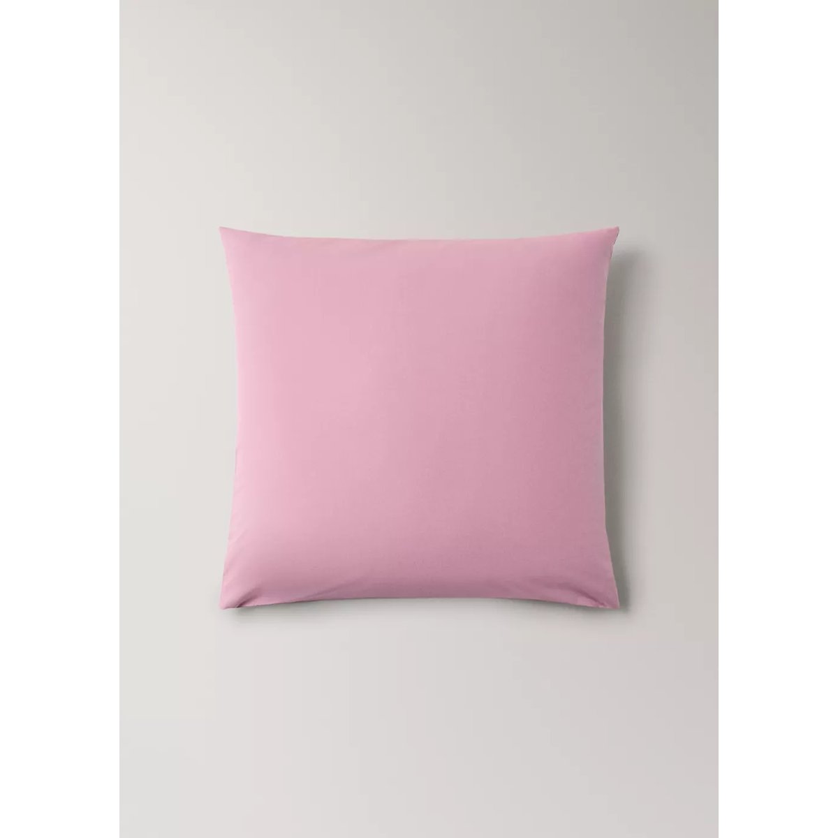 Deux taies d’oreiller percale de coton 60x60 cm lie de vin, MANGO HOME