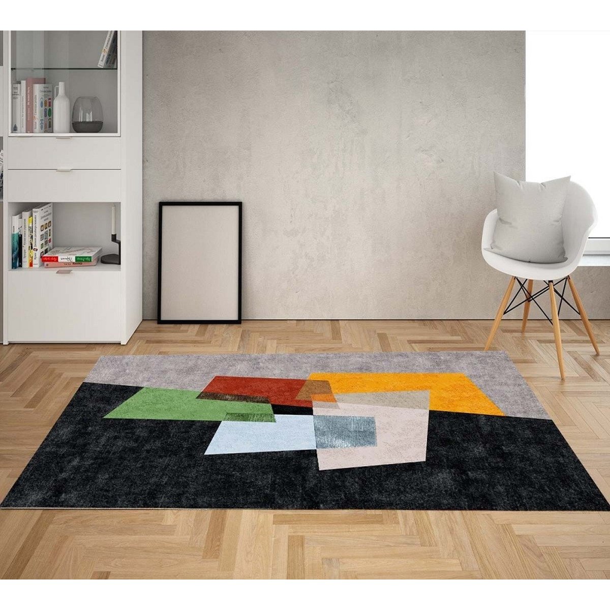 Tapis de salon Screen multicolore, EDEN
