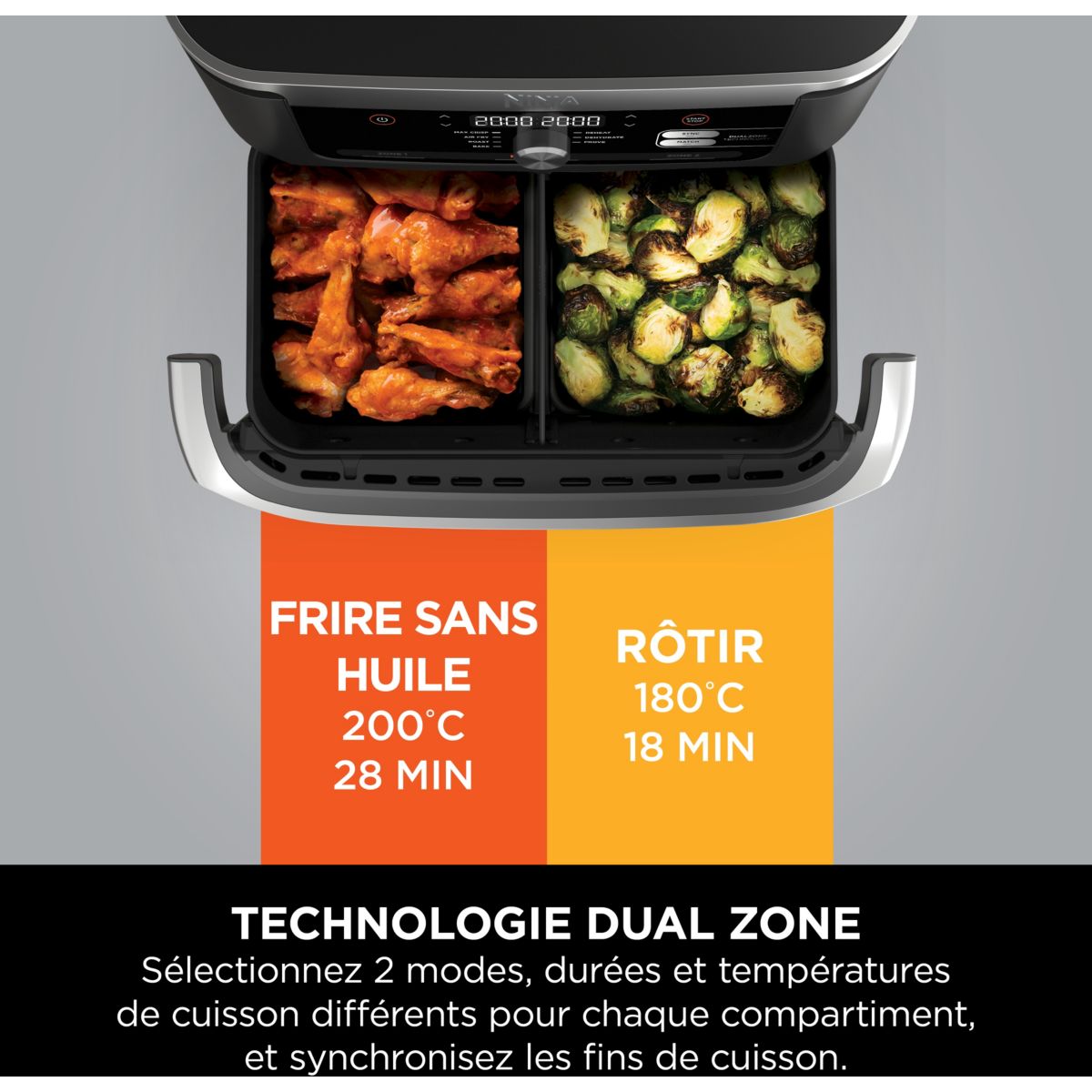 Friteuse sans huile Foodi Flex 10,4L AF500EU couleur unique, NINJA