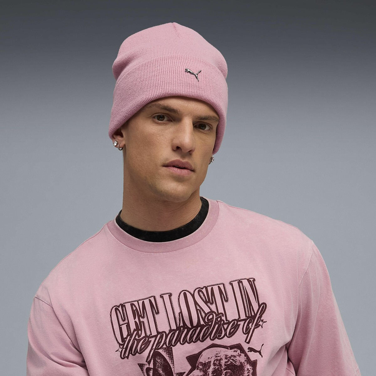 Gorro Metal Cat High Crown rosa , PUMA