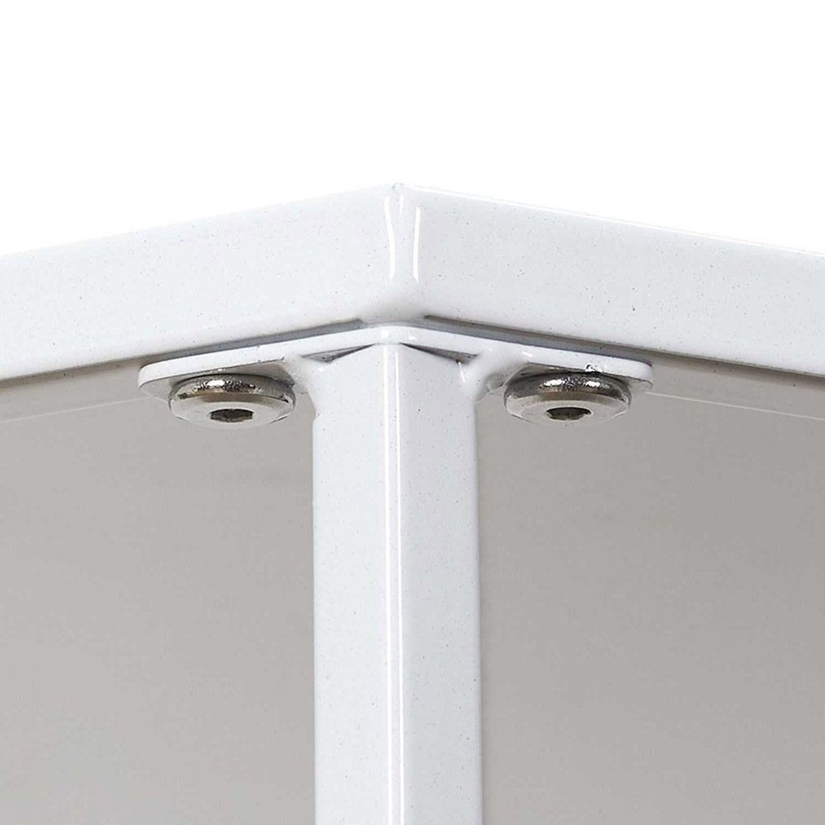 Lot de 3 sellettes gigognes métal blanc blanc, DECORATIE