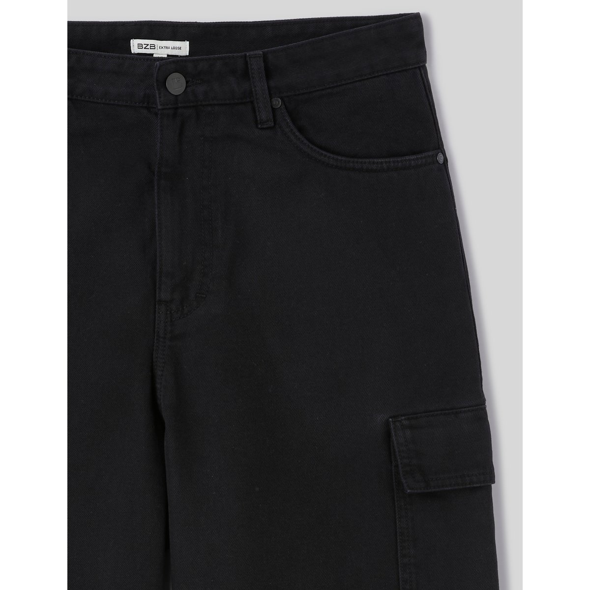 Bermuda cargo long noir, BZB