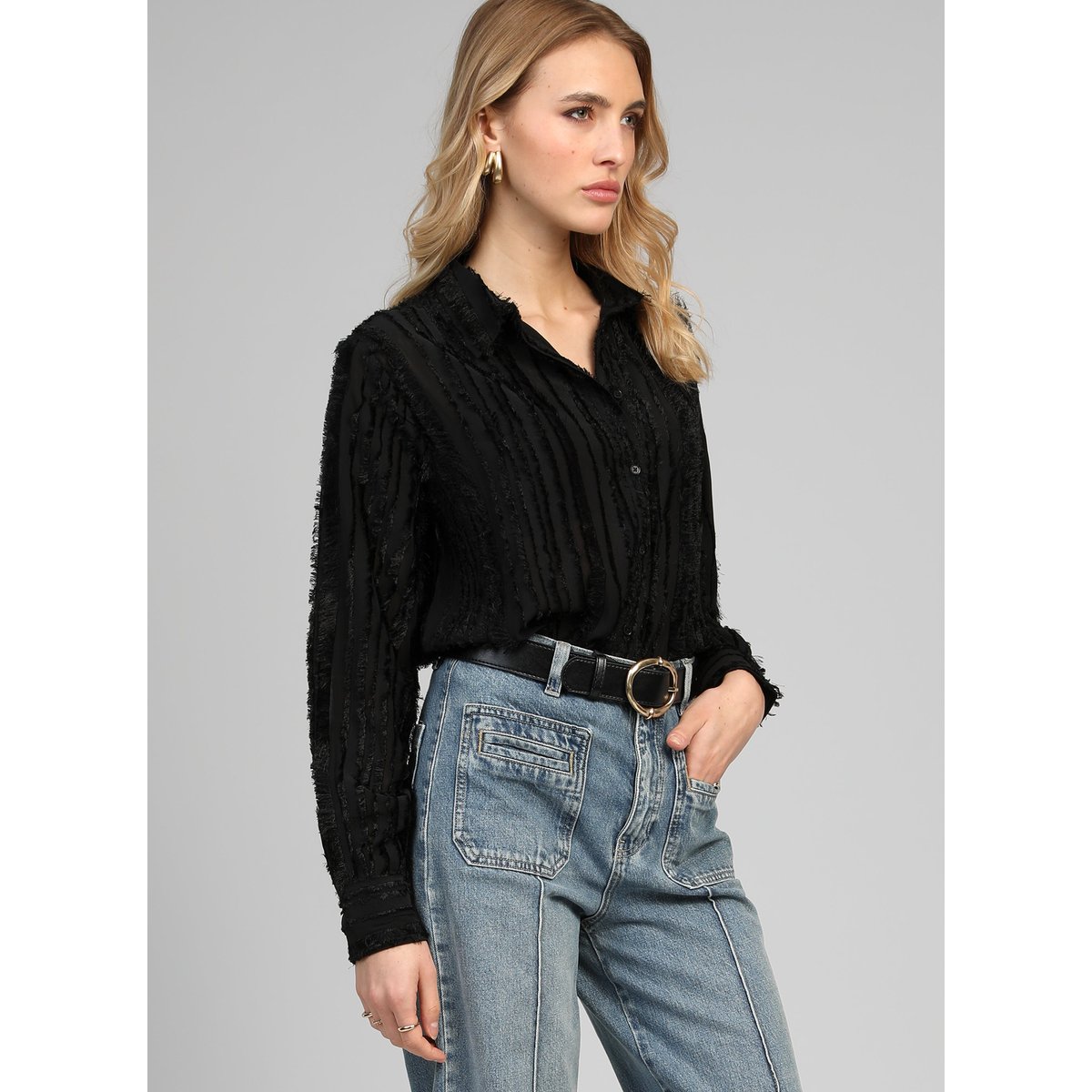 Chemise SOPHENA noir, AN'GE