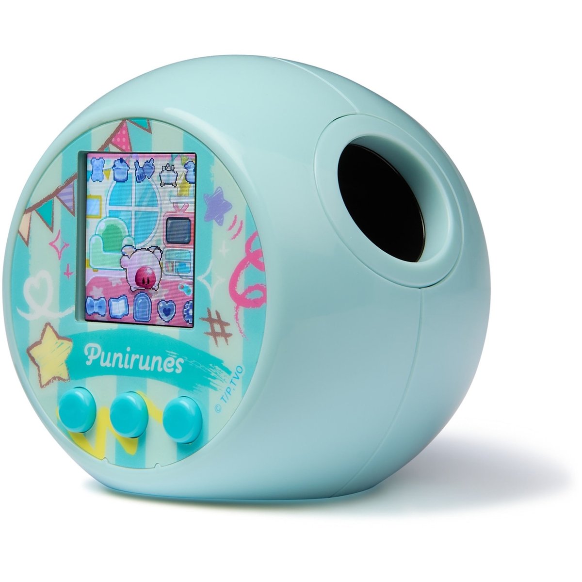 PUNIRUNES - Animaux Interactifs - Jeu tactile avec animaux digitaux multicolore, SPIN MASTER