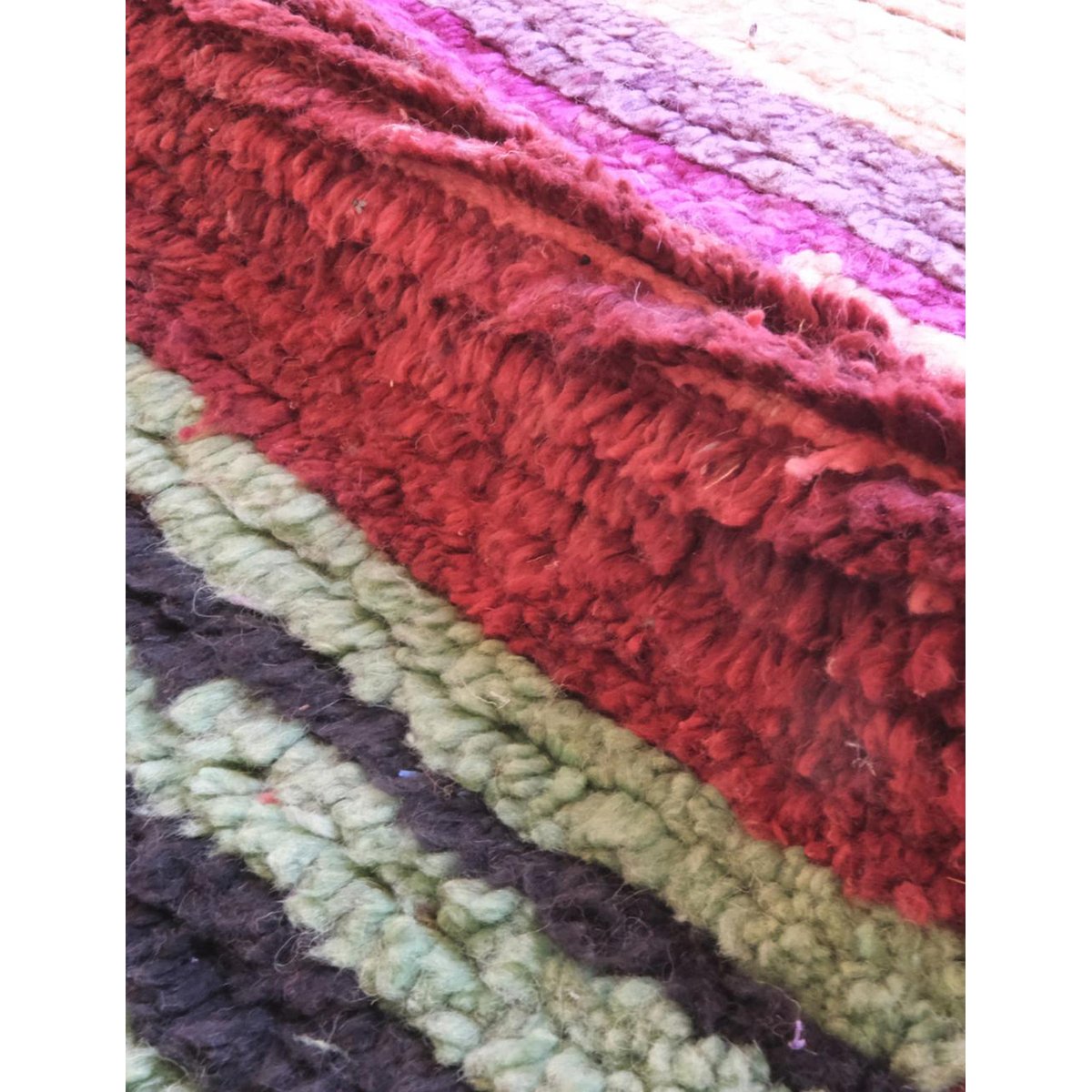 Tapis berbère marocain pure laine 174 x 264 cm palette colorée, AFK LIVING
