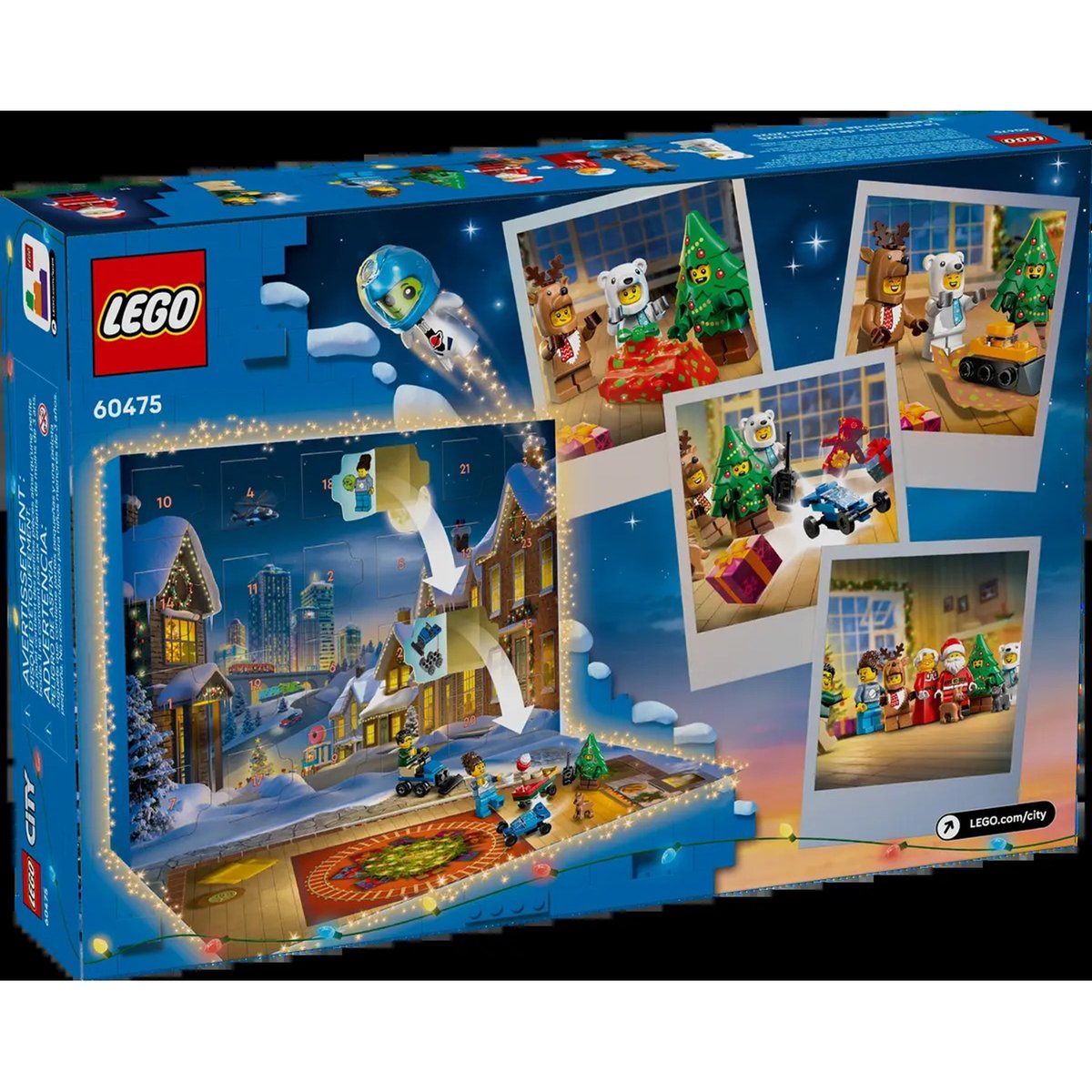 City Le calendrier de l'Avent 2025 multicolore, LEGO
