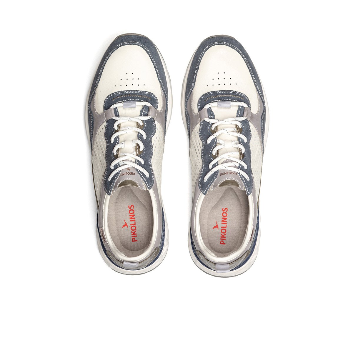 Baskets cuir Aranda off white, PIKOLINOS