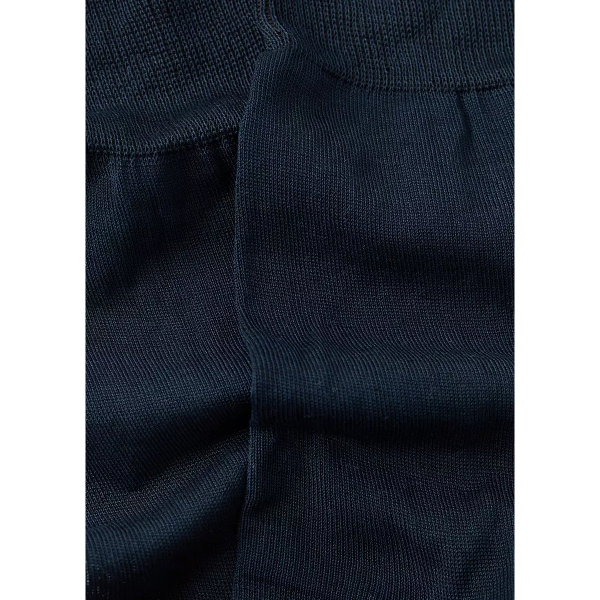 Lot 2 paires de chaussettes longues coton bleu marine foncé, MANGO MAN