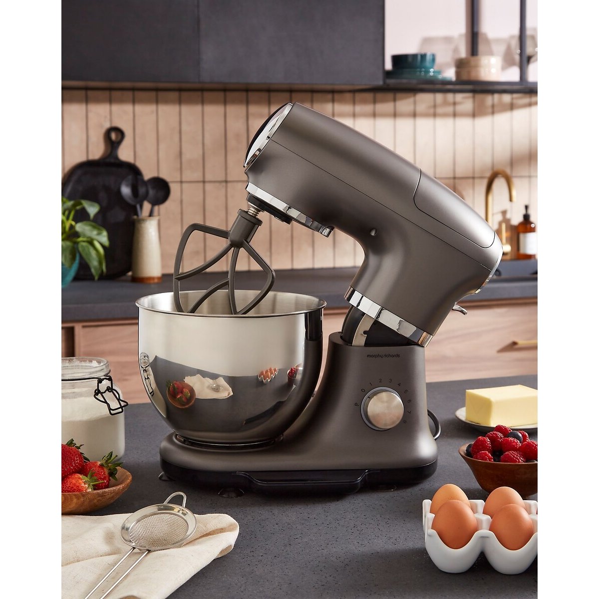 Stand Mixer - 400024 grey, MORPHY RICHARDS