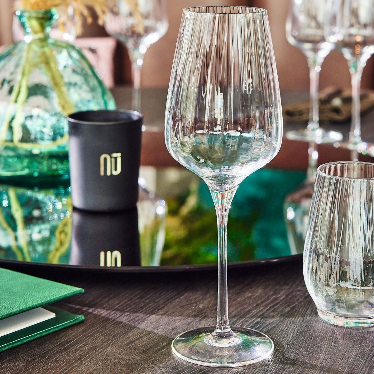 6 verres à pied 45 cl -SYMÉTRIE transparent, CHEF&SOMMELIER