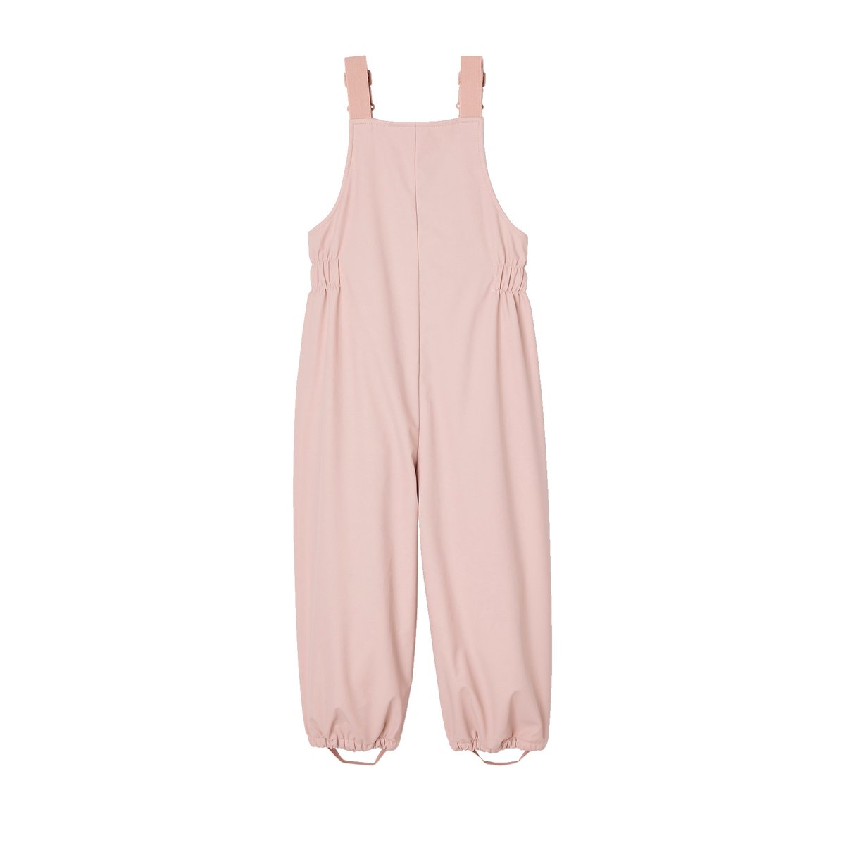 Pantalon de pluie avec bretelles rose pâle, VERTBAUDET