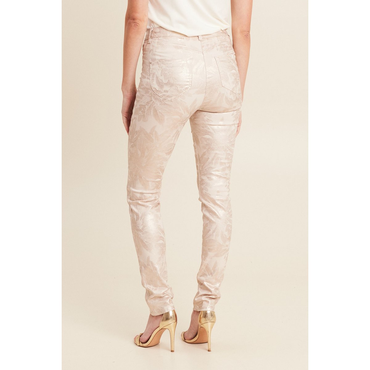 Pantalon ajusté blanc, BREAL