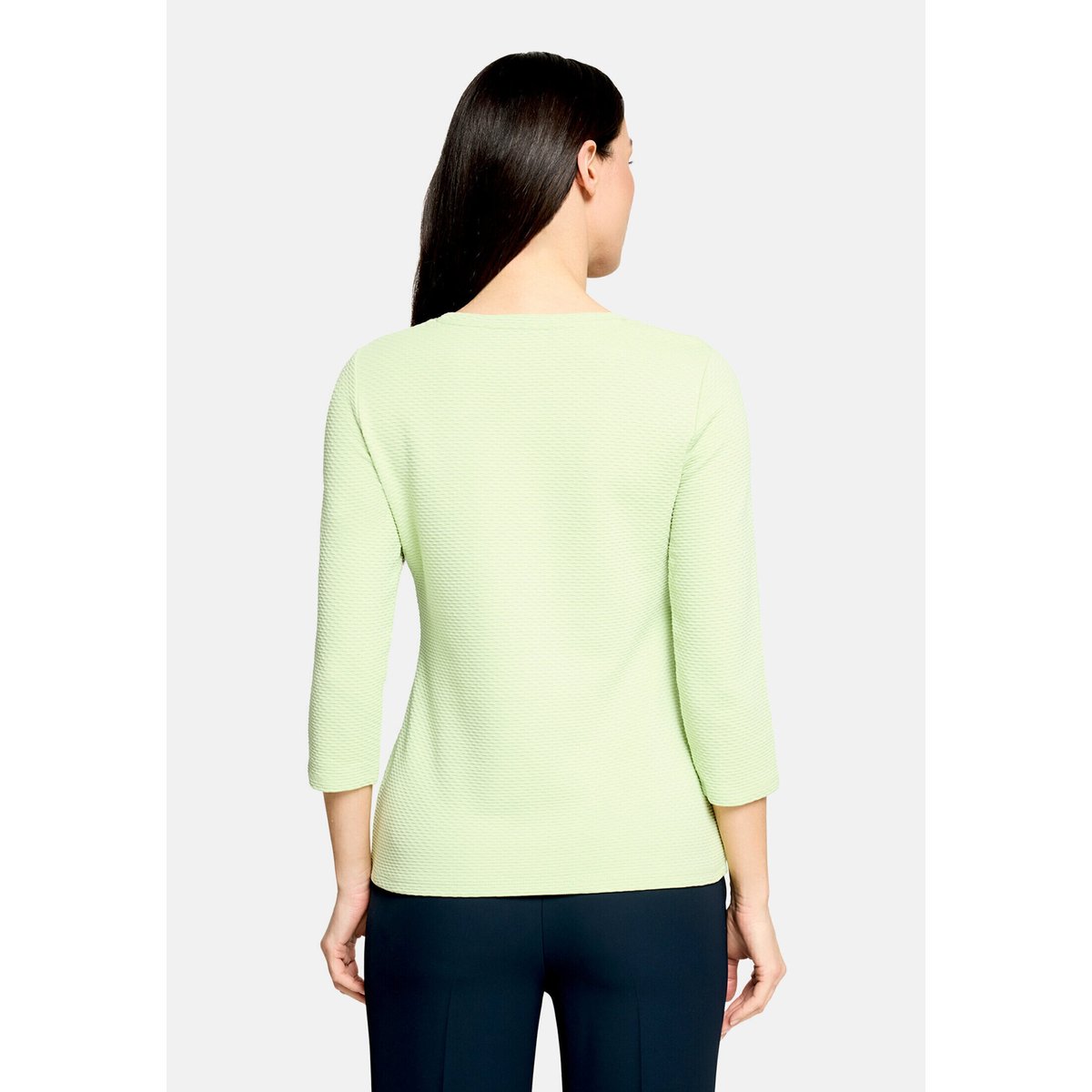 T-shirt basique avec structure foam green, BETTY BARCLAY