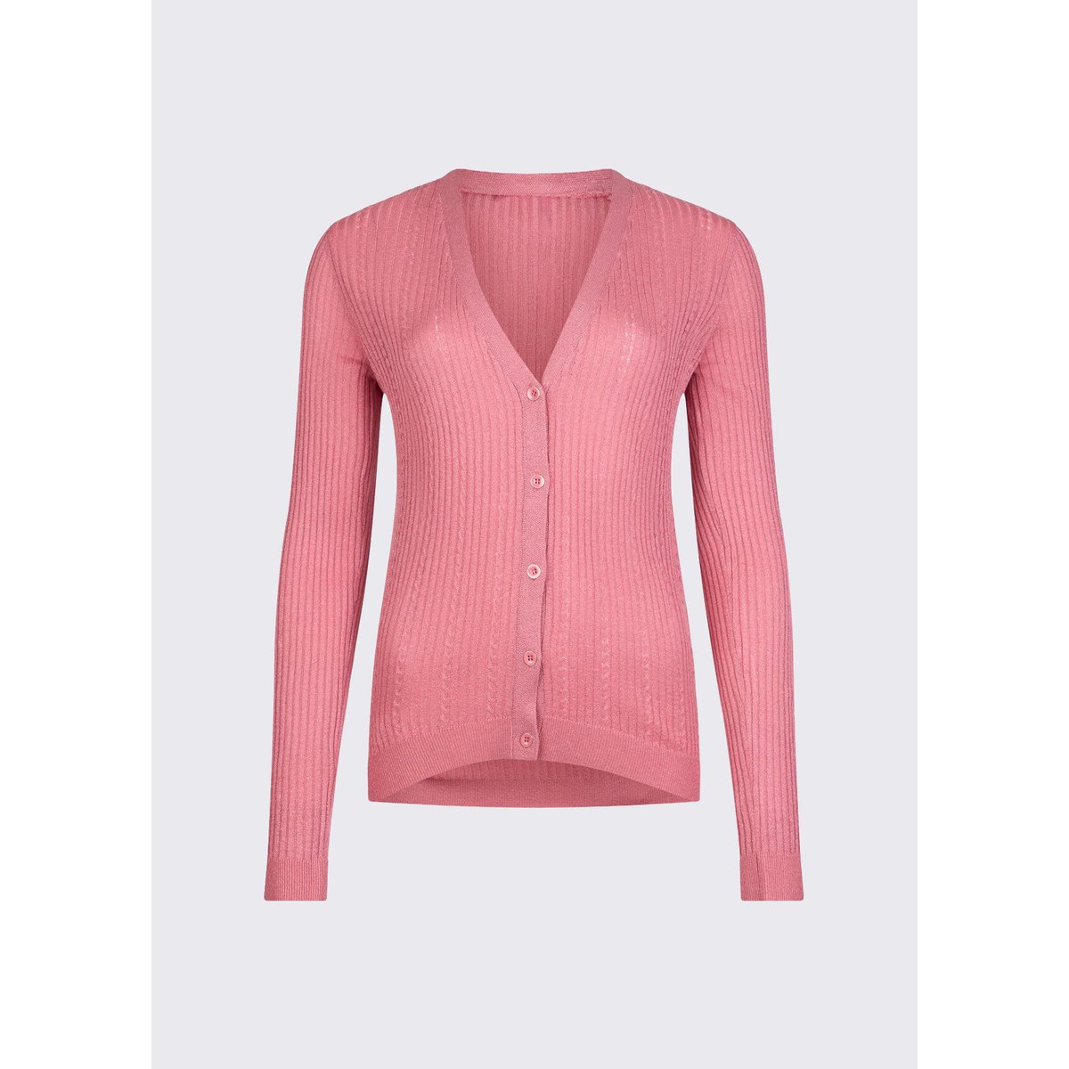 Cardigan en fil textile rose, LIU JO