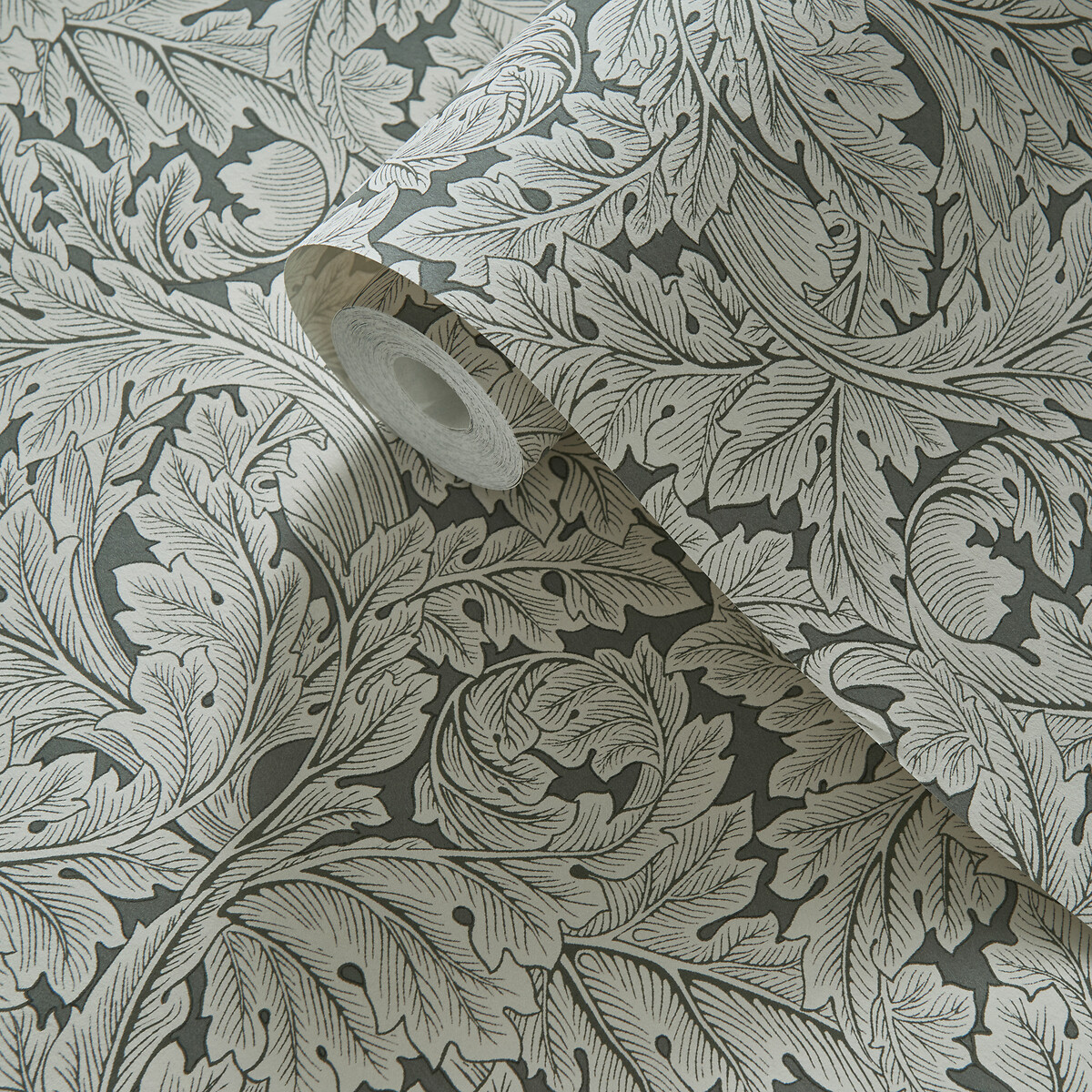 Acanthus Slate Wallpaper grey, WILLIAM MORRIS BY CLARKE & CLARKE