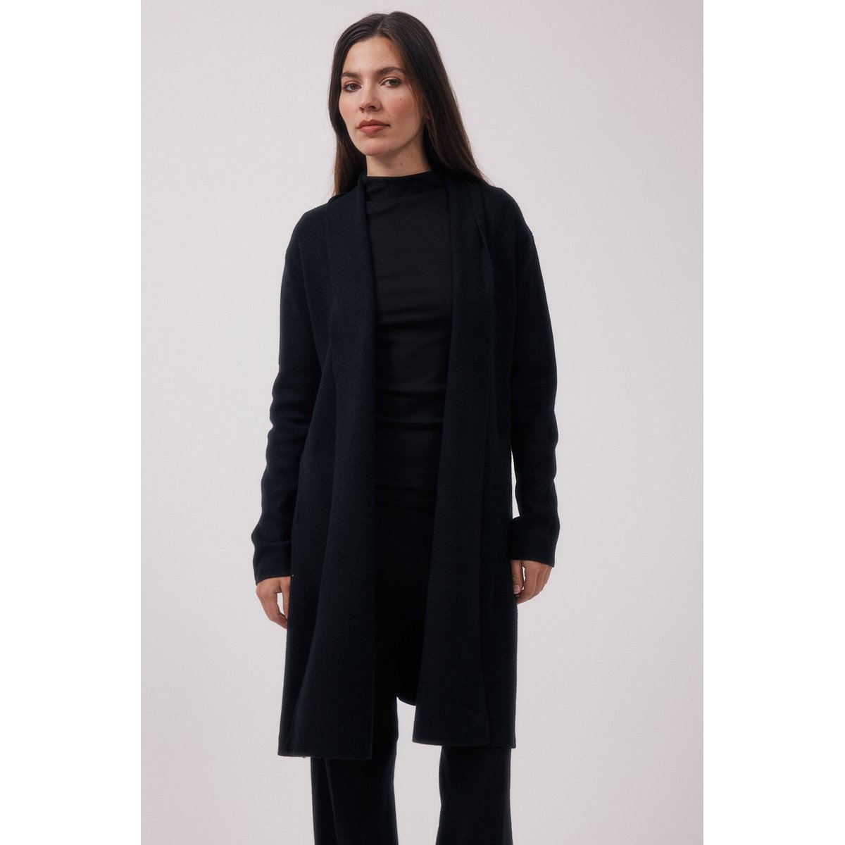 Gilet maille JASPER noir, BENOA